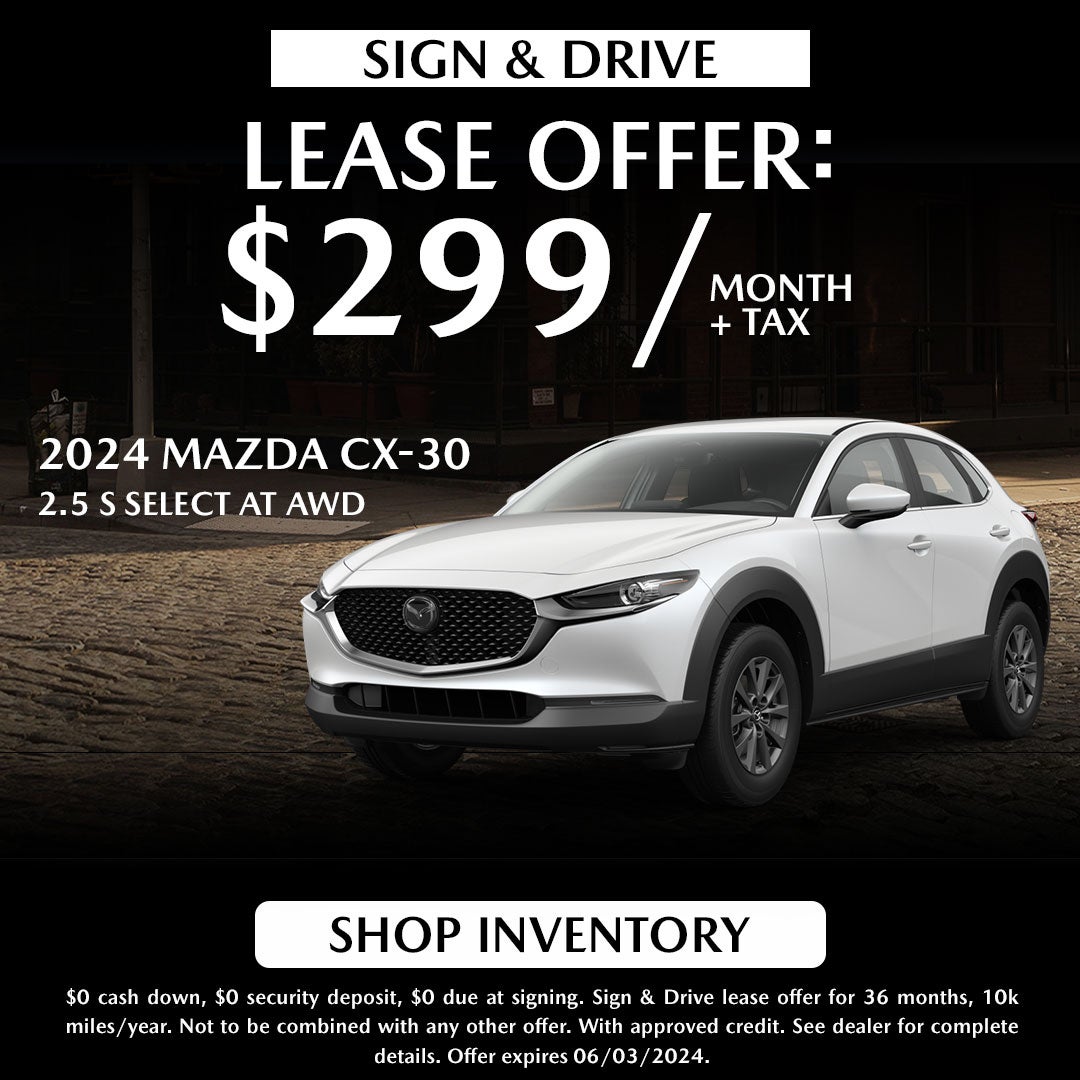 Sign And Drive: Lease for $299/mo+tax