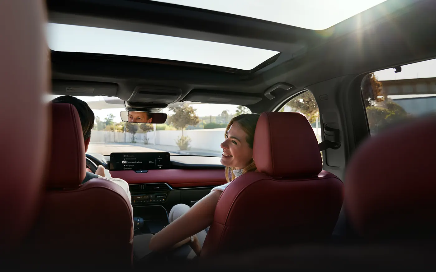 Friends riding in the 2-row 2027 Mazda CX-90 | Classic Mazda in Orlando FL