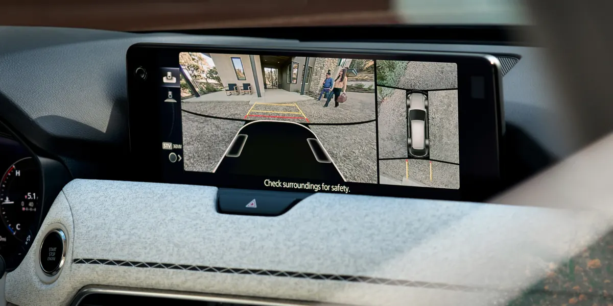 2027 Mazda CX-90 360° View Monitor on the center display | Classic Mazda in Orlando FL