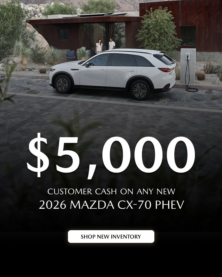 2026 Mazda CX-70 PHEV Customer Cash