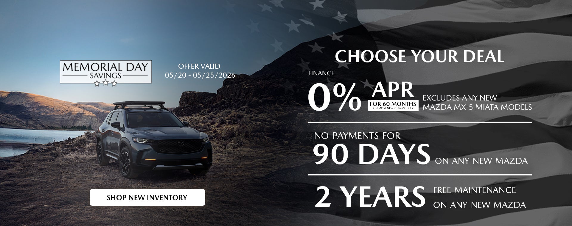 Choose Your Memorial Day Deal