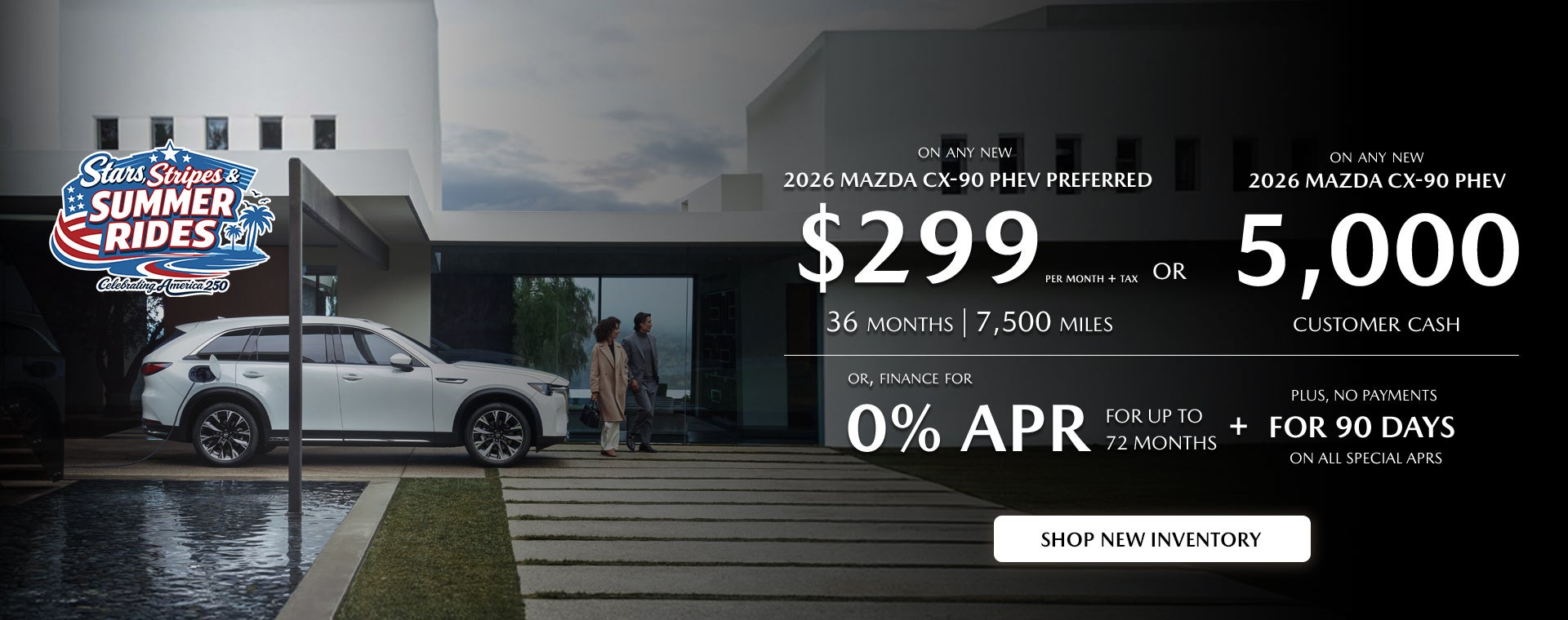 2026 Mazda CX-90 PHEV Customer Cash