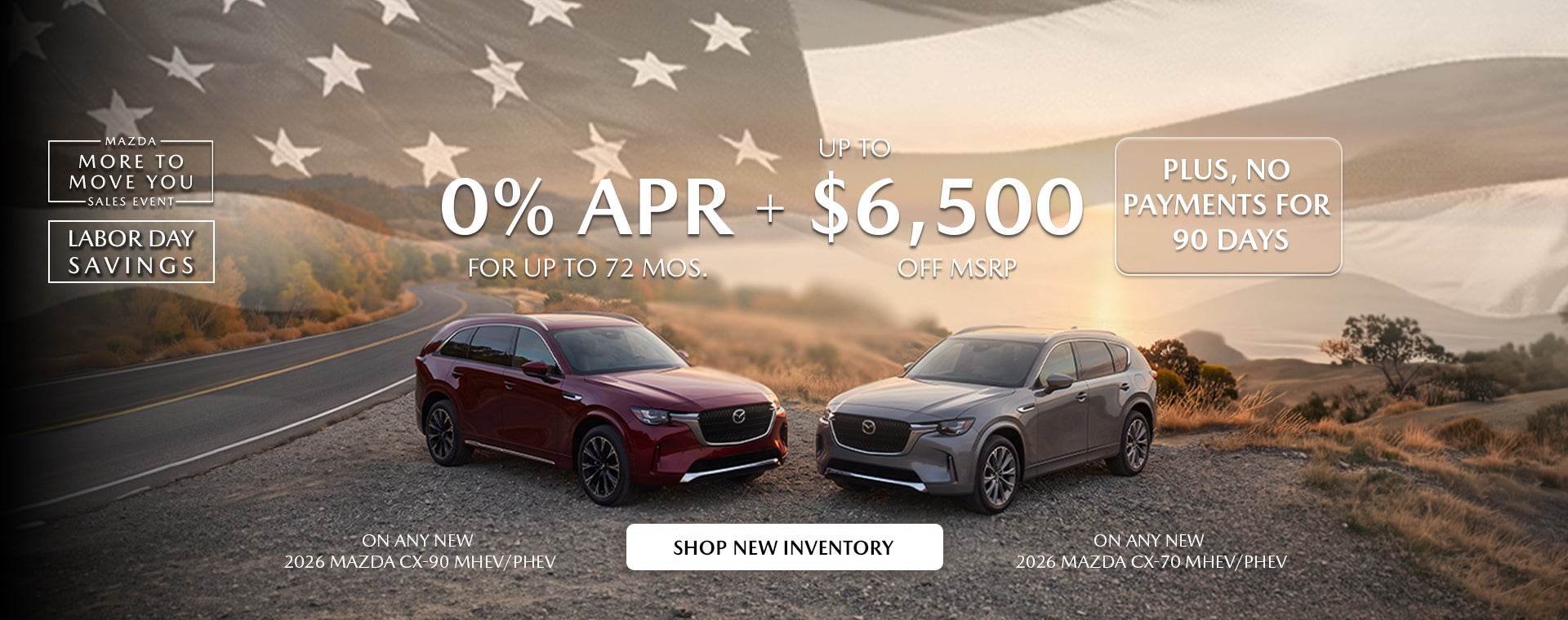 0% APR for 72 Mos. + Up to $6,500 Off